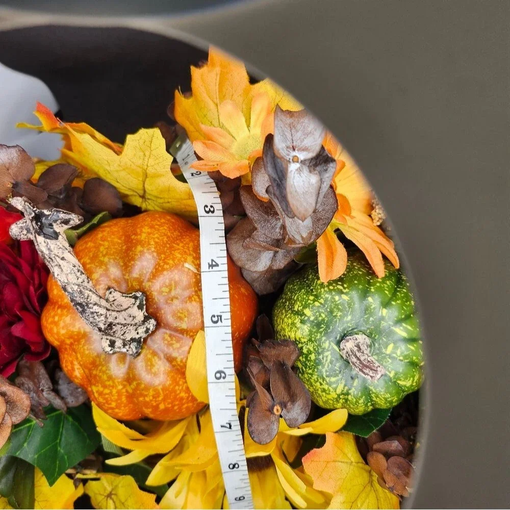 Hand Crafted Floral Centerpiece Fall Artificial Flower Table Arrangement
